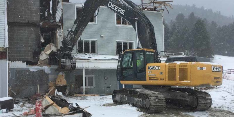 Ascutney Base Lodge Building Demolition
